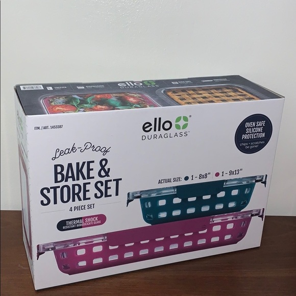 Ello Duraglass Bake & Store Container Set, 4-Piece - Picture 13 of 16